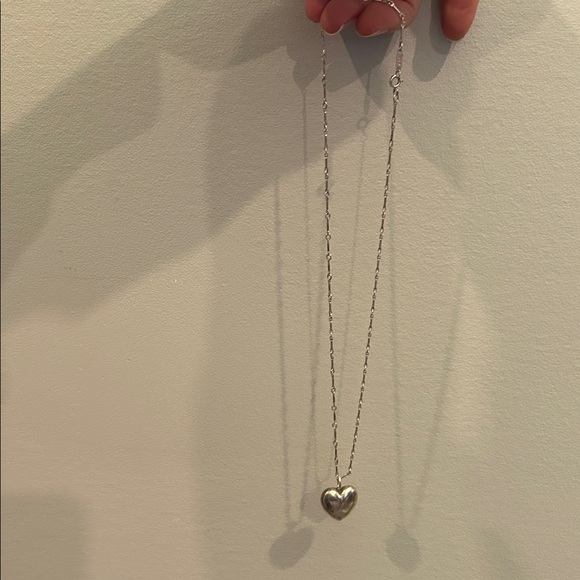 Tiffany & Co. Silver Heart Necklace - Picture 3 of 5